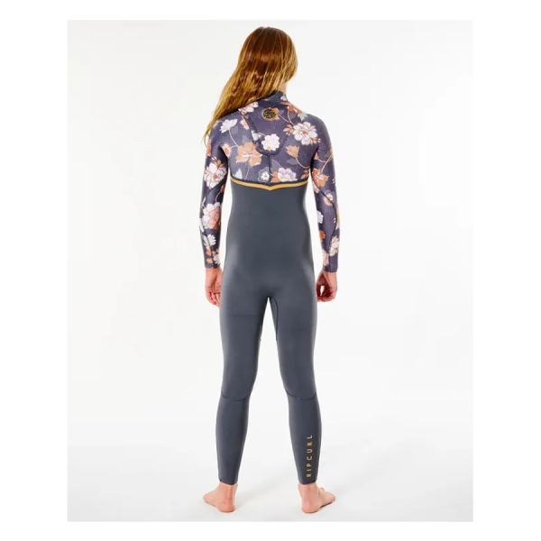 Traje de Surf para niña marca RipCurl Modelo Flashbomb con flores